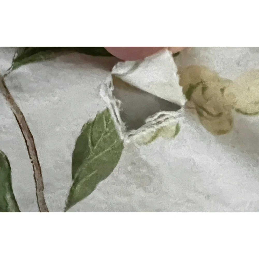 POTTERY BARN Spring Sparrow KING Duvet Cover Birds Botanical Colorful Cotton